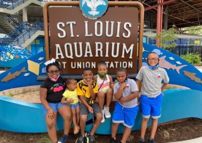 St. Louis Aquarium Foundation gifted the Parents as Teachers Show Me Strong Families program 300 tickets to the St. Louis Aquarium at Union Station