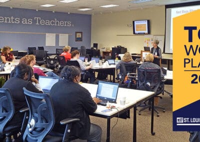 Parents as Teachers National Center awarded a Top Workplaces 2021 honor by the St. Louis Post-Dispatch Top Workplaces program