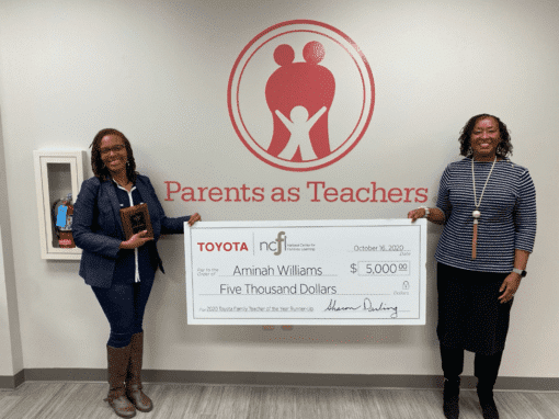 PAT Parent Educator named runner-up in national Toyota Family Teacher of the Year Award contest
