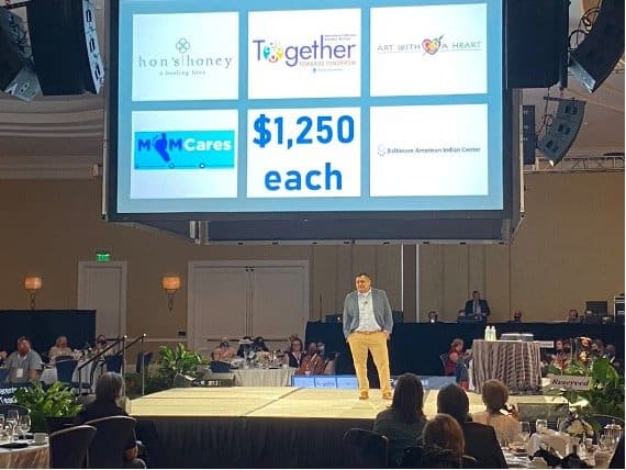 PAT Board Member Dr. Jeremy Garcia reveals results from the PAT Gives Back Campaign at the 2021 conference.