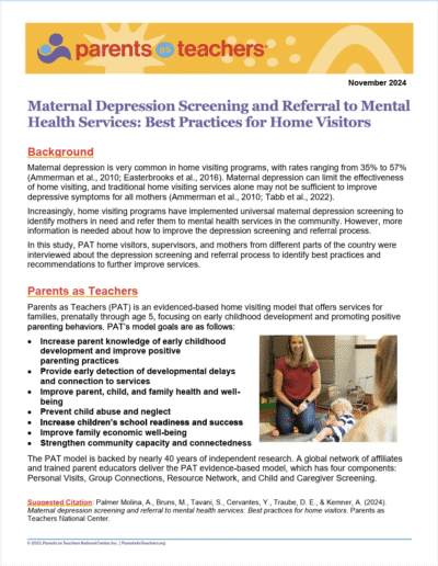 Maternal Depression Case Study
